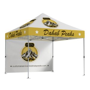 10x10 Peak Pro Pop-up Canopy (Full Roof with Backwall)