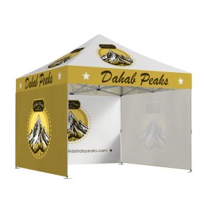 10x10 Peak Pro Pop-up Canopy (Full Roof with 3 Full Walls)