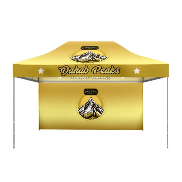 10x15 Peak Pro Pop-up Canopy (Full Roof with Backwall)