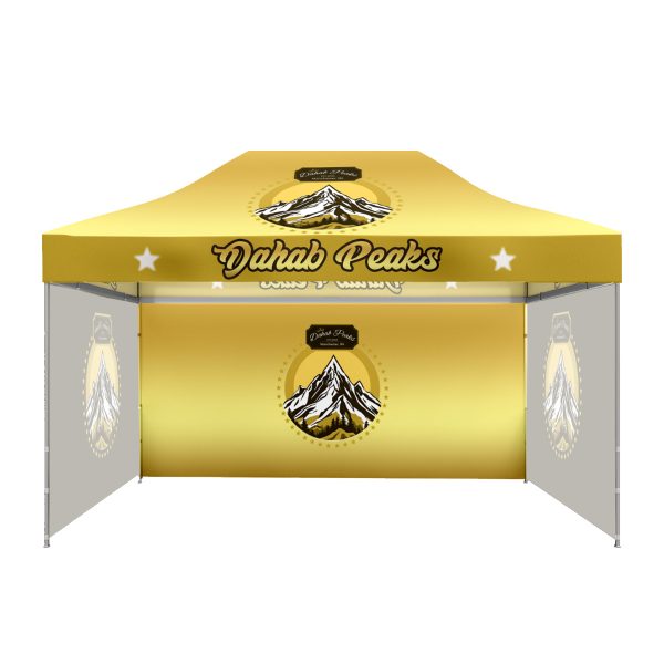 10x15 Peak Pro Pop-up Canopy (Full Roof with 3 Full Walls)