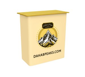 Table Pop Up Fabric Display Podium