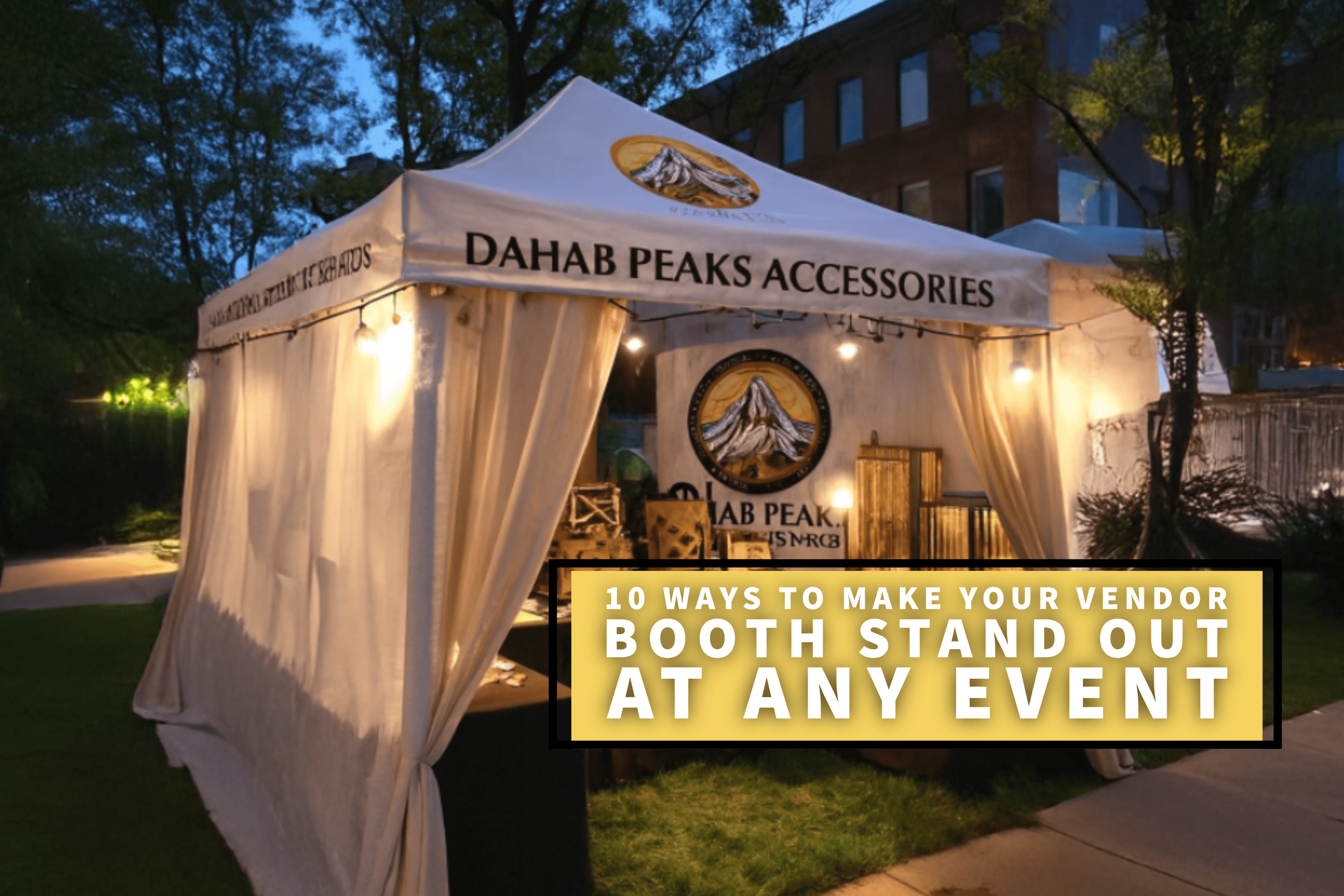 10 Ways to Make Your Vendor Booth Stand Out at Any Event