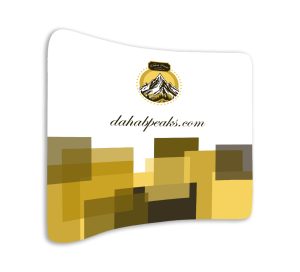 Curved Tension Fabric Display Booth