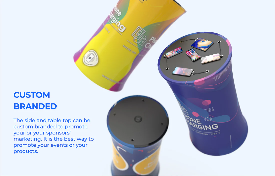 Custom Round Charging Table - Image 6