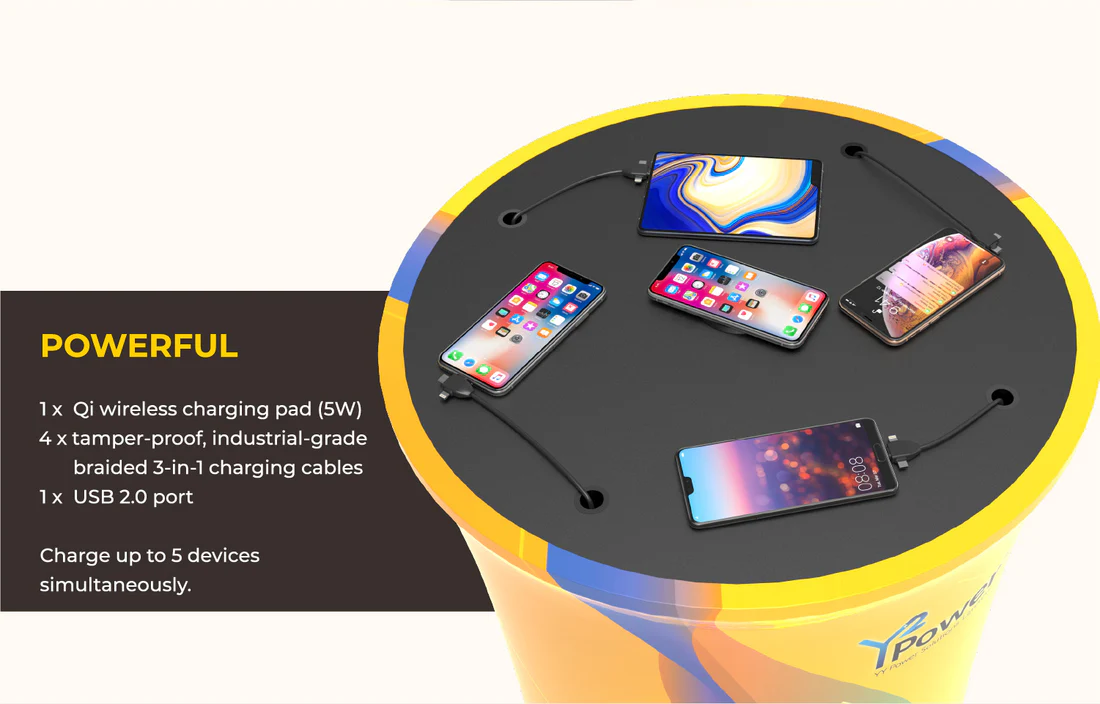 Custom Round Charging Table - Image 5